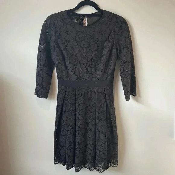 Ted Baker London | Lace Skater  Dress - Picture 1 of 13